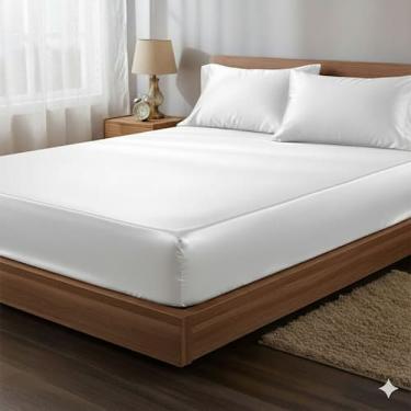 Imagem de Jogo De Cama Queen 03 Peças Cetim Charmousse Brilho - CASA SU ENXOVAIS