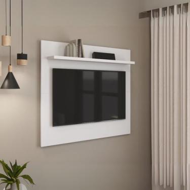 Imagem de Painel suspenso TV 32 polegadas Sirius prateleira Patrimar, BRANCO