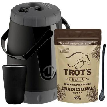 Imagem de Kit Tereré Trot`S Garrafa Cuia Bomba E Erva Tradicional