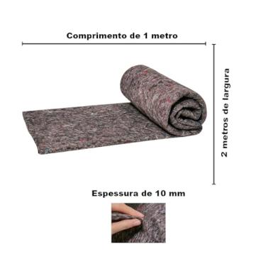 Imagem de 2 Mts Feltro Sem Cola Automotivo - 10mm