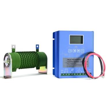 Imagem de HYZHANHONG Controlador de Carga Complementar Eólica e Solar LCD 6000W 12V 24V 48V 220V MPPT com Regulador de Carga e Carga de Desvio para Gerador de Turbina Eólica,220V