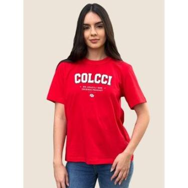 Imagem de Camiseta Feminina Estampada Letreiro Brazil Colcci-Feminino