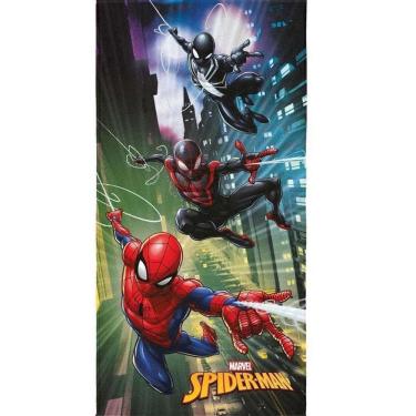 Imagem de Toalha Aveludada Transfer Spider Man 70 Cm X 1,40 M