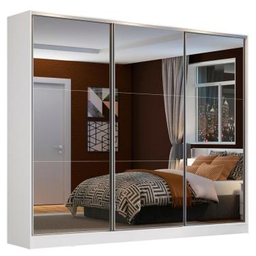 Imagem de Guarda Roupa Casal 3 Portas Zurique com Espelho Madesa