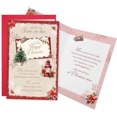 Imagem de Leinessy Cartão de Natal para cunhada, cunhada, cartão de Natal de irmãos irmãs, cartões de Natal para família