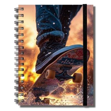 Imagem de Caderno 120 Folhas Capa Dura Espiral Pautadas De Tamanho A4 - Yepp, SK