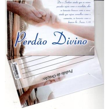 Imagem de Envelopes para Campanha com 100 UNIDADE II - SC, Perdão Divino