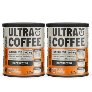 Imagem de 2x Ultra Coffee Plant Power Cappuccino 220g
