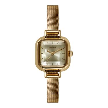 Imagem de Relógio Seculus Feminino Ref: 44277lpsvds2 Retangular Mesh Dourado