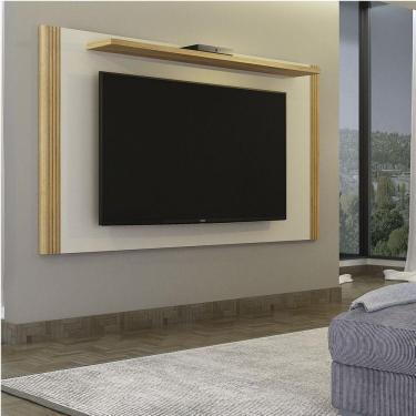 Imagem de Painel Para Tv Até 60 Polegadas Diamantina Valdemoveis Cinamomo/off White