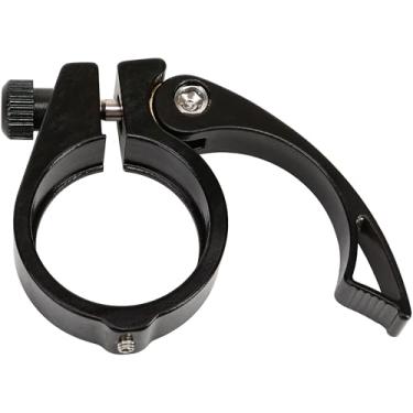 Imagem de Grampo de poste de assento de bicicleta premium de 38 mm – Braçadeira de tubo de alumínio de liberação rápida para ajuste de bicicleta e ajuste seguro