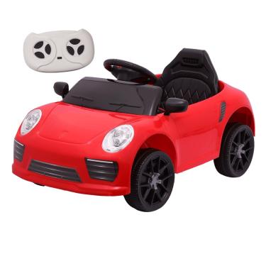 Imagem de Carro Elétrico Infantil Zippy Toys Compact Porsche Vermelho 6V