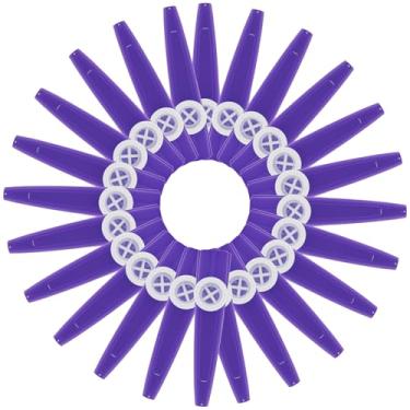 Imagem de 36 peças de plástico Kazoos, Kazoo Musical, bom companheiro para violão, violino, piano, teclado, ukulele, presente para presentes de Natal, lembrancinhas de festa. (Roxo)
