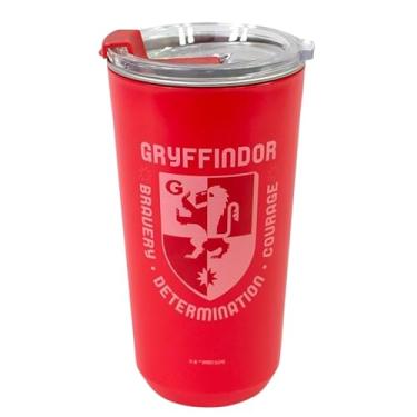 Imagem de Zona Criativa – Copo Sky 500ml Grifinória | Copo Térmico com Parede Dupla Inóx, Tampa Antivazamento c/Vedação por Pressão | Ideal para Levar Sua Bebida com Segurança em Qualquer Lugar