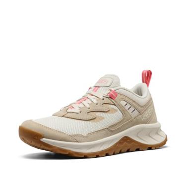 Imagem de KEEN Tênis feminino de caminhada Hightrail Vent de altura baixa, durável, leve e respirável, Safári/limonada rosa, 39