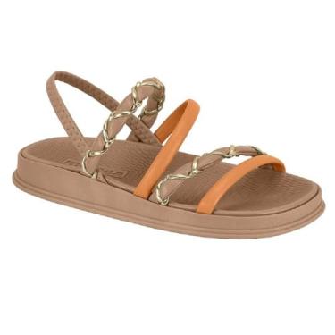 Imagem de Sandalia Moleca Papete Ref 5556.110.31044 Ouro/nude 38