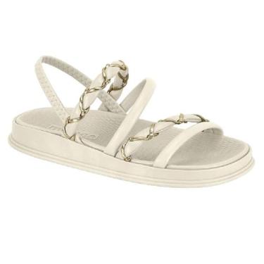 Imagem de Sandalia Moleca Papete Ref 5556.110.31044 Branco Off 39