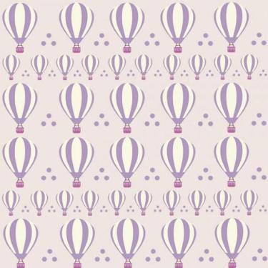 Imagem de Papel De Parede Infantil Balão Rosa