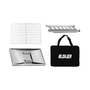 Imagem de Churrasqueira Portátil De Aço Inoxidável Para Camping Fogão Dobrável I