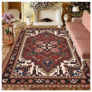 Imagem de SPXMQSS Tapetes de área para sala de estar, tapete de quarto grande, antiderrapante, tapetes ultra macios, laváveis para sala de estar, quarto, sala de jantar sob a mesa O 1,5 x 2,1 m