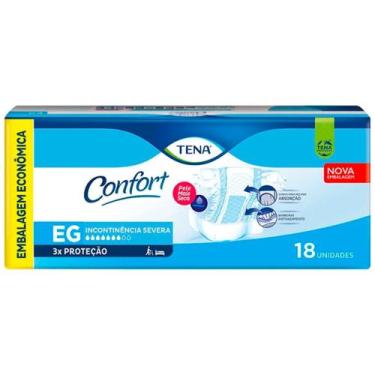 Imagem de Fralda Geriátrica Tena Confort Mega EG  C/18 Unidades - TENA - ESSITY 