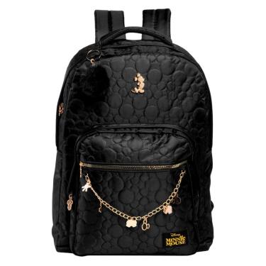 Imagem de Mochila Escolar Mickey Mouse Teen Preto 15122