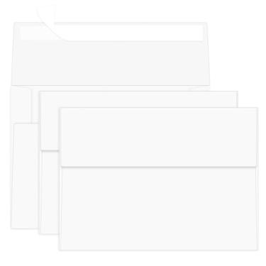 Imagem de RINRDA Envelopes 10 x 15 cm para convite, envelope A6 12 x 16,5 cm, envelopes 4 x 6 para cartões A6, envelopes autoselados para casamentos, cartões comemorativos, chá de bebê, fotos, aniversário