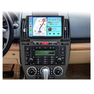 Imagem de Rádio para Land Rover Freelander 2 LR2 2007-2012 estéreo automotivo com carplay sem fio Android Auto, 5.0 Bluetooth DSP 32EQ, 22.9 cm 1280x720P IPS tela sensível ao toque, Android 13, FM/RDS GPS WiFi