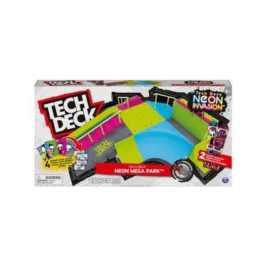 Imagem de Mega Rampa Skate De Dedo X-Connect Neon - Tech Deck