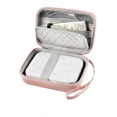 Imagem de Capa compatível com Canon para Ivy/para Ivy 2 Mobile Mini CLIQ CLIQ+ CLIQ2 CLIQ+2 Impressora de câmera instantânea, Impressora de smartphone portátil Bluetooth sem fio, bolso de malha para papel e cabo, ouro rosa