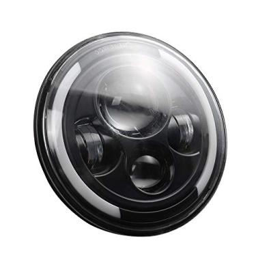 Imagem de Farol LED Redondo de 7 150W H4 H13 Milha e Baixa Luz DRL Pisca com Cabo Adaptador para Hummer Defender