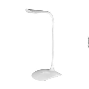 Imagem de Luminária LED USB Portátil Articulada, 3 Modos de Luz, Flexível, 10x11x29cm, Plástico, para Notebook e Leitura