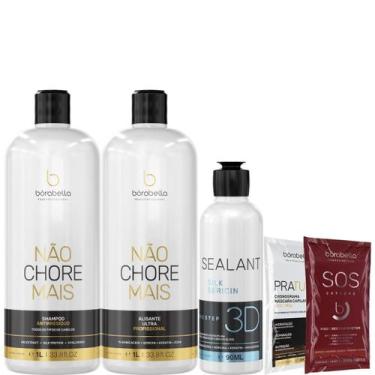 Imagem de Borabella Kit Não Chore 2x1 Litro + Selagem 3D 90ml