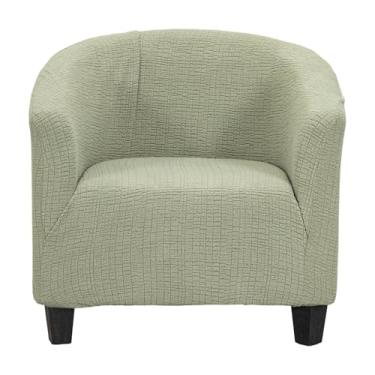 Imagem de Eco-Ancheng Capa elástica para cadeira de clube, capa de cadeira de barril, capa de poltrona, capa de sofá, removível, protetor de móveis para sala de estar, 04