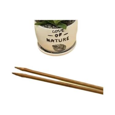 Imagem de Conjunto De Agulhas De Tricô Longas Carbonizadas De 36cm Para Tricô De