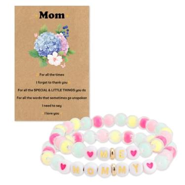 Imagem de Dayofun Presentes para a mamãe - Ideias de presente de aniversário de aniversário de Natal Dia dos Namorados, Dia das Mães, da filha e filho, 18cm, Sem Pedra Preciosa