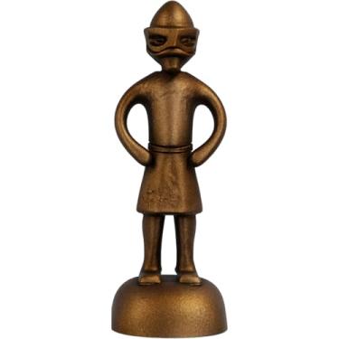 Imagem de Estátua Imagem Odin Mitologia Nórdica - Versão 4 (Cor Cobre Antigo)