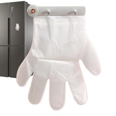 Imagem de Dispenser De Montado Na Parede - Organizador De Para Cozinha,Suporte De Parede Com 100 Unidades Para Banheiro, Cozinha E Porta De Geladeira