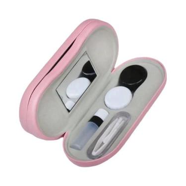 Imagem de Estojo Multifuncional De Dupla Camada Para Lentes De Contato E Óculos 