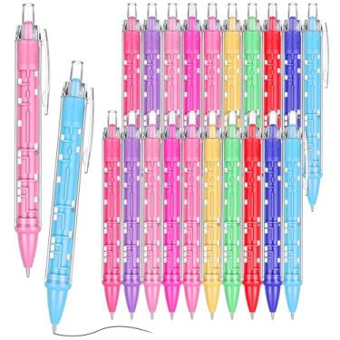 Imagem de Outus 20 canetas esferográficas de quebra-cabeça labirinto, novidade, divertidas, com bola interna, alívio de estresse, presentes para festa de aniversário, prêmios, caixa de sapatos de Natal