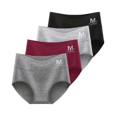 Imagem de Calcinhas De Controle De Barriga De Cintura Alta Para Mulheres, Pacote