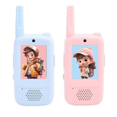 Imagem de EBTOOLS Intercomunicador de Videochamada para Crianças, Operação Fácil Com um Toque Com Interação de Vídeo HD Nítida e Forte Penetração de Sinal, Recepção Sensível para Chamadas