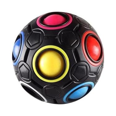 Imagem de Cubo Antiestresse Arco-Íris Para Crianças, Brinquedo Mágico De Quebra-