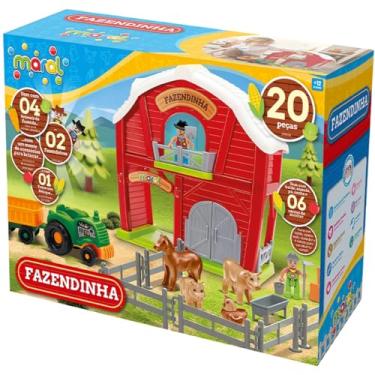 Imagem de Brinquedo Educativo, Maral, Fazendinha, 21 peças