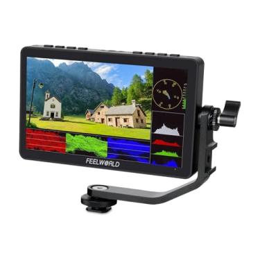 Imagem de FEELWORLD F5PRO V4 Monitor de Vídeo (6 Polegadas) - Tela Touch, IPS FHD 1920x1080, 4K HDMI Entrada/Saída, Entrada Type-C 5V