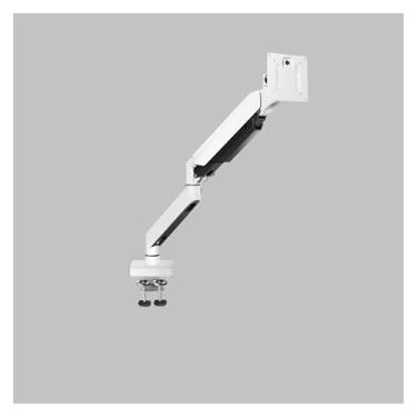 Imagem de BEGWVDJTP Suporte para monitor de computador, suporte de pressão de ar, braço de 86 cm, suporte de carga de 15 kg (branco)