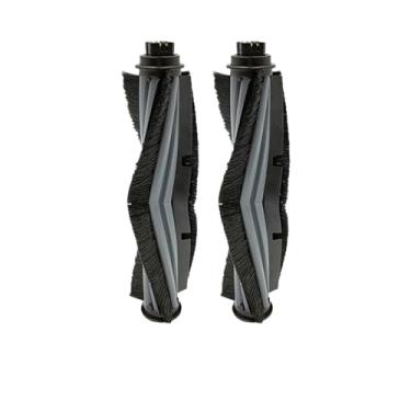 Imagem de Hujscufdjy Escova principal lavável, compatível com Ecovacs N9 +/K10, peças de acessórios para aspirador de pó robô de estação de esfregão (2 peças)