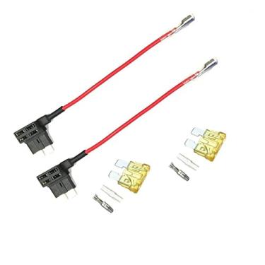 Imagem de WNDIZPHA Suporte de fusível automotivo de tamanho médio de 12 V, adaptador com caixa de fusíveis de lâmina ATM padrão 20A para levar eletrodomésticos