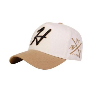 Imagem de Boné De Beisebol Unissex Ajustável Com Letra H Bordada, Chapéu Casual 