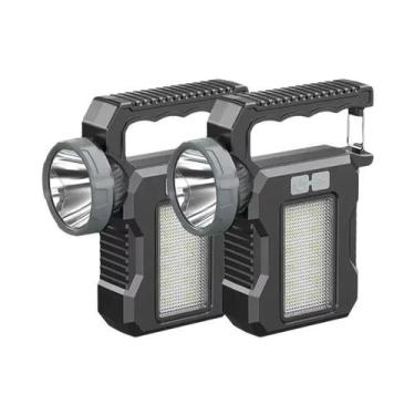 Imagem de Lanterna LED COB Solar Recarregável De Alta Potência, Power Bank, À Pr